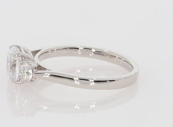 Roma Cushion Trilogy Engagement Ring