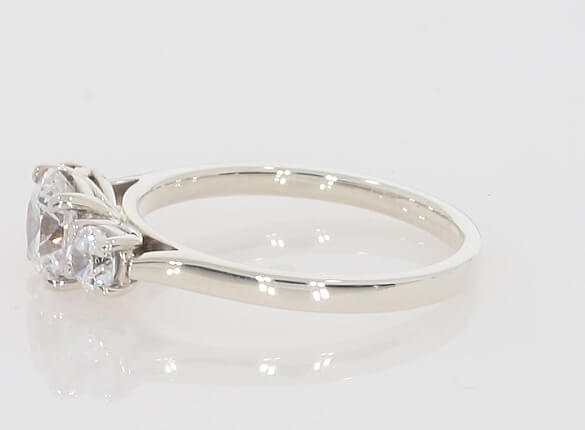 Roma Round Trilogy Engagement Ring