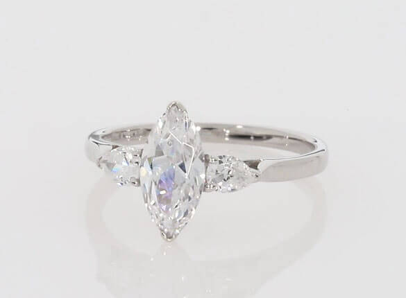 Barcelona MQ Trilogy Engagement Ring