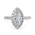 Medici Marquise Halo Engagement Ring