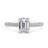 1477 Vintage Emerald Engagement Ring