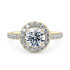 Medici Diamond Halo Engagement Ring