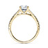 Valentine Round Diamond Band Engagement Ring
