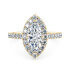 Medici Marquise Diamond Hale Engagement Ring