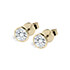 Luna Diamond Stud Earrings Yellow Gold
