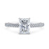 1477 Vintage Diamond Band Engagement Ring