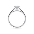 Aurora diamond band engagement ring