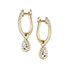 Allegro diamond drop earrings