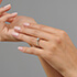 contour heart diamond engagement ring
