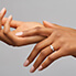 barcelona trilogy diamond engagement ring