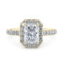 halo diamond engagement ring
