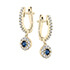 mirage sapphire diamond earrings