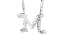 M in White Gold.