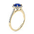 Aphrodite Round YG Sapphire