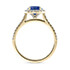 Aphrodite Round YG Sapphire