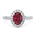 Aphrodite Oval WG Ruby