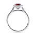 Aphrodite Oval WG Ruby