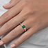 Florence RG Cushion Emerald