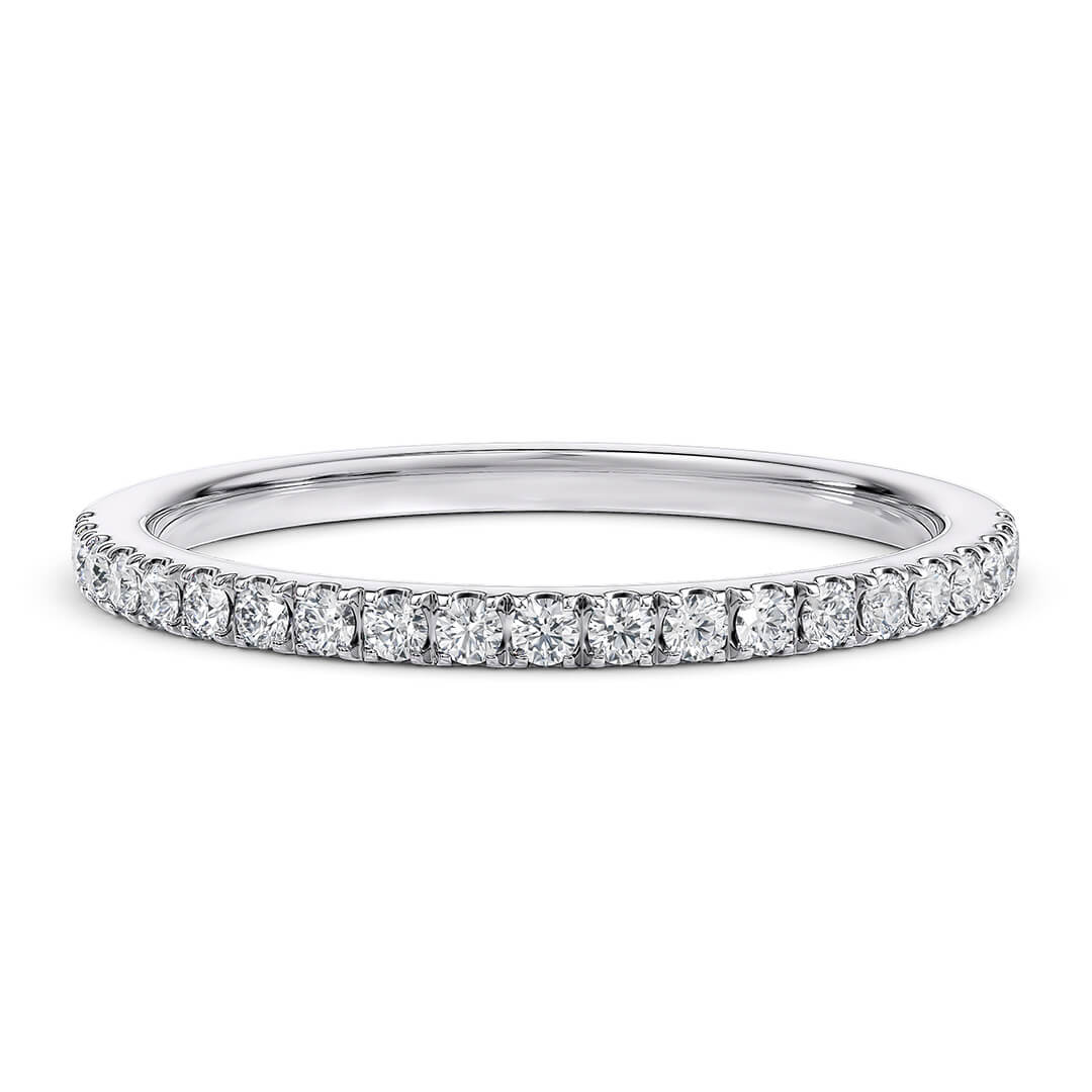 Eternity Ring Platinum Half Vogue