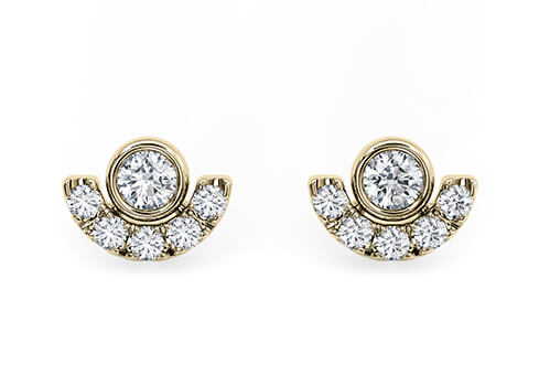 Circlet Stud in 黄金