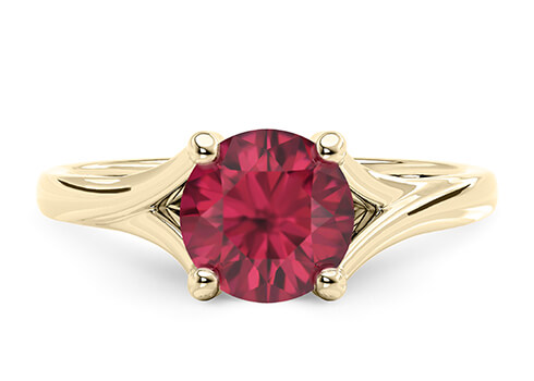 Hanover in Guld set with a Rund cut diamant.