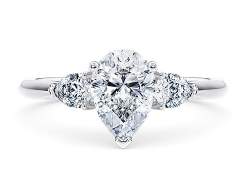 Bague fiancaille poire deals