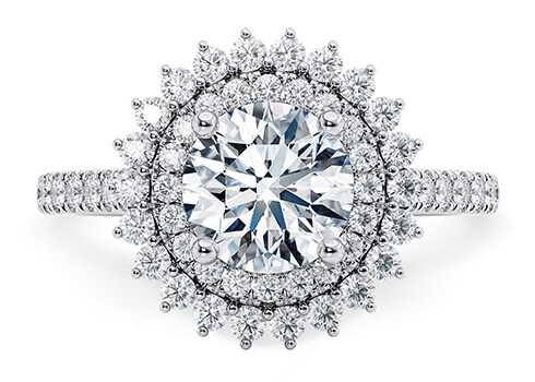 Berkeley in Hvidguld (9k) set with a Rund cut diamant.