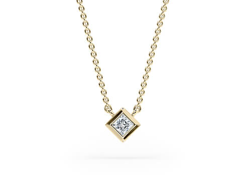 Princess Necklace in Yellow Gold.