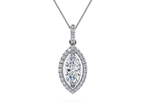 Medici in Bílé zlato set with a Marquee cut diamant.