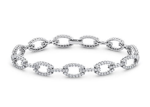 Ophelia in Hvitt gull (9k)