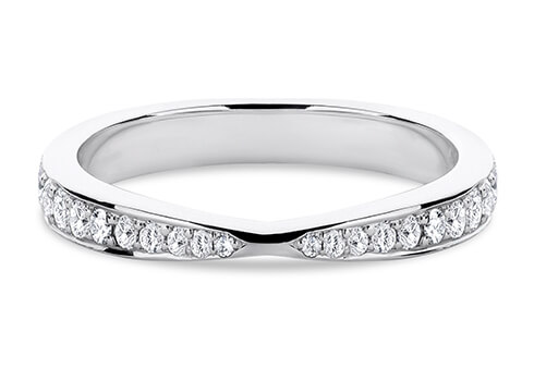 Eden Eternity Ring in Oro Bianco.