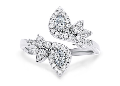 Diamond solitaire cocktail outlet rings