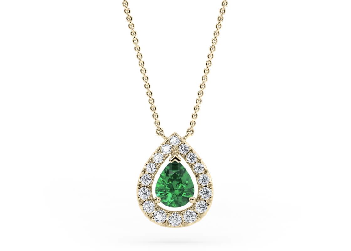 Aurelle Gemstone Necklace in Ouro amarelo (9k)