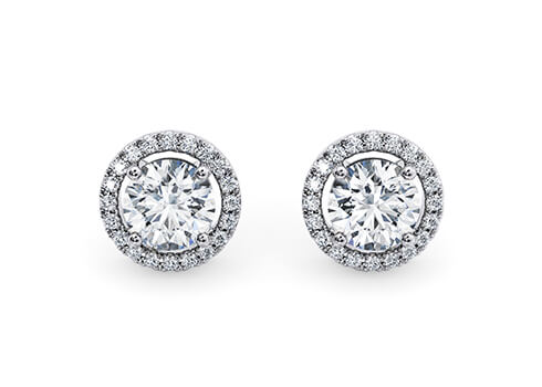 Medici in Oro blanco (9k) set with a Redondo cut diamante.