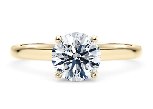 Paloma Engagement Ring in Gult guld.