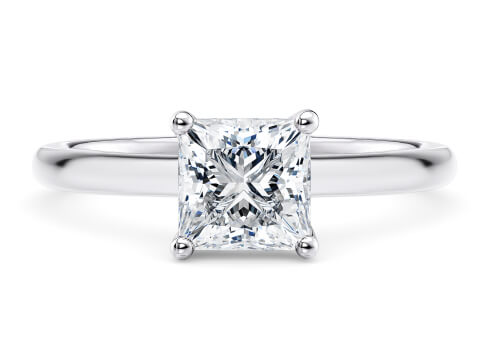 Paloma Engagement Ring in Białe złoto.