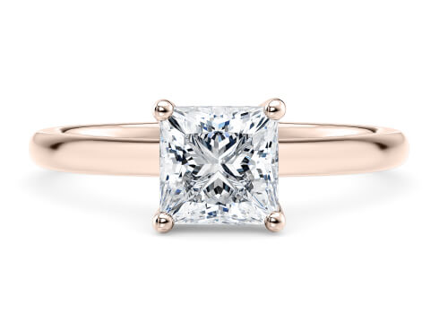 Paloma Engagement Ring in Różowe złoto.
