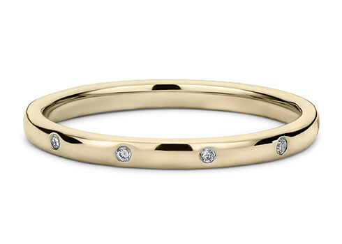 5 stones in Keltainen kulta (9k)