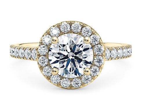 Medici in Gult guld (9k) set with a Rund cut diamant.