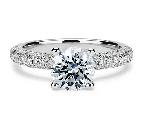 Flawless Russian Diamond Ring Exquisitely Designed Jewelry Various Sizes
