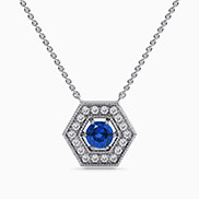 Olympia Necklace with Sapphire