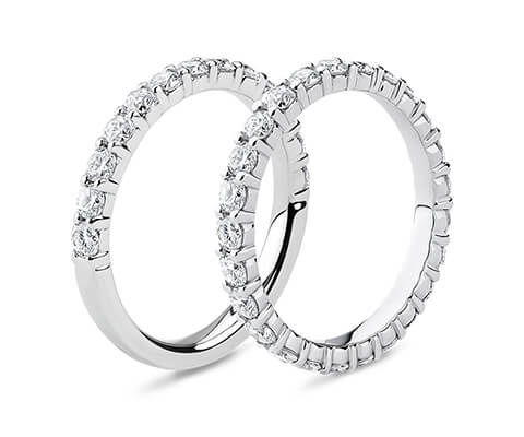 Half Eternity vs. Full Eternity Rings