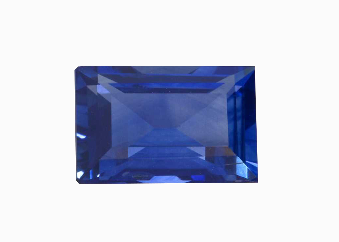 0.53 Carat Baguette Sapphire